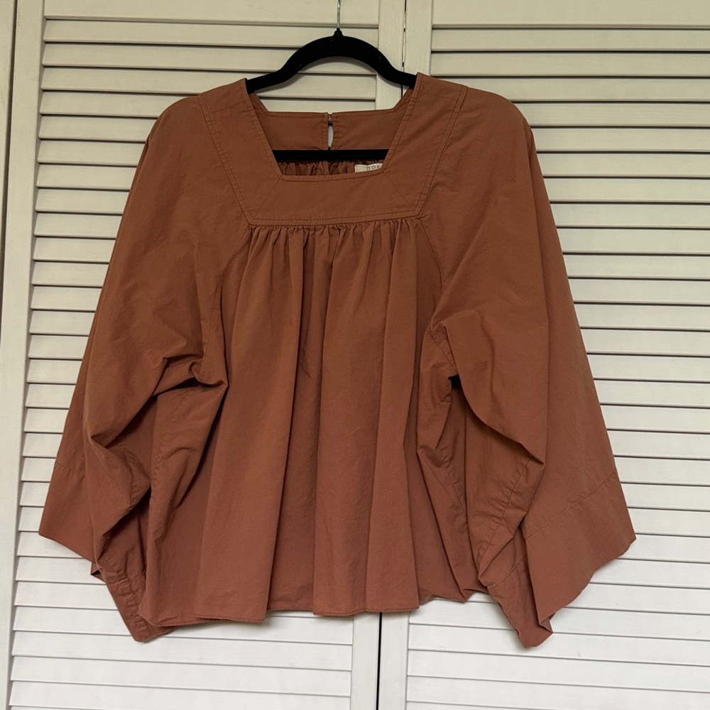 Doen Capo Top, Terracotta, M - Picture 3 of 6